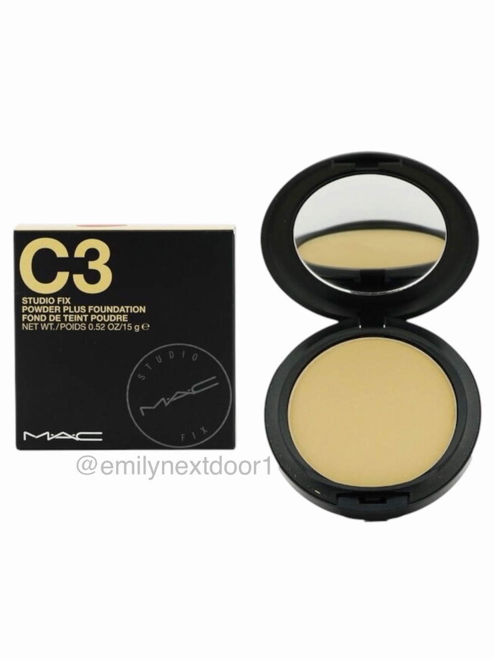 MAC Cosmetics Studio Fix Powder Plus Foundation -C3- [ORIGINAL FORMULA] NEW